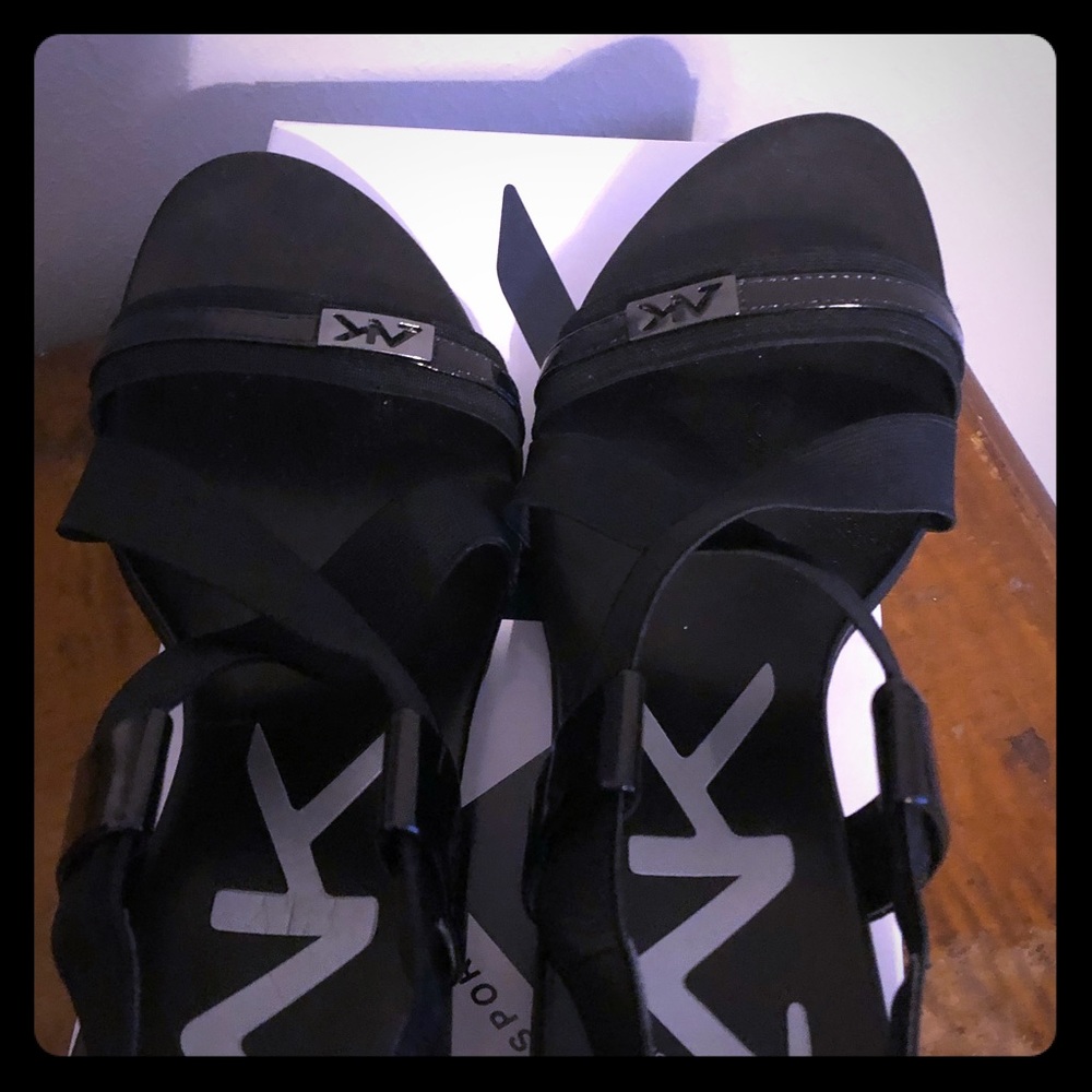 Black Nine West Sandal